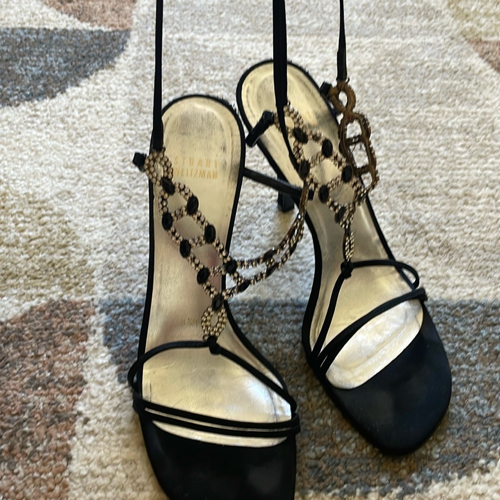 Strappy Stuart Weitzman heels